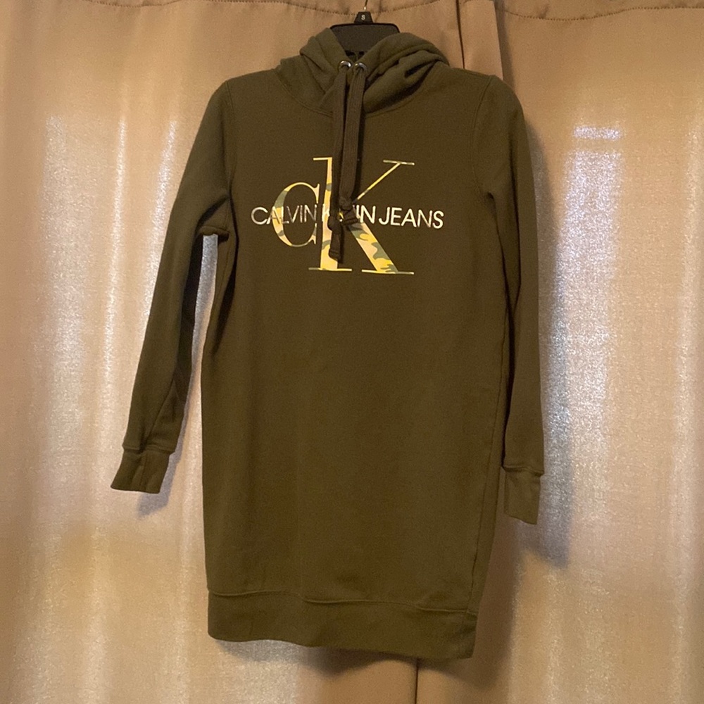 Calvin Klein hoody dress women’s size XS